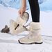 Manufacturer Wholesale Winter Snow Boots For Women's Outdoor Climbing, Cold Proof, Anti Slip, Thick And Warm High Top Cotton Shoes_vogvips.com