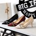 SEVEN BIG TREES Women's Elegant Pointed Toe Stiletto Heels With Rhinestone Bow For Evening Party Dressy Occasions (Available In 7CM & 10CM Heel)_vogvips.com