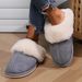 Cozy Plush Indoor Slippers With Non-Slip TPR Sole For Men And Women - Soft Fleece Lining, Warm Winter House Shoes, Round Toe Design_vogvips.com