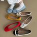 French Retro Ballet Style Shallow Mouth Flat For Women 2024 New Summer Versatile Square Toe Soft Sole Mary Jane Shoes_vogvips.com