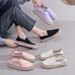 Women's Mesh Fashion Sequin Flat Bottomed Cloth Woman Sequined Shoes Womens Casual Breathable Flats_vogvips.com