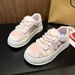 Fashionable And Versatile Star White For Women 2025 New Comfortable Thick Soled Sports Shoes, Height Increasing, Niche_vogvips.com