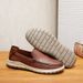 New set of foot comfortable bean shoes flat light breathable men's casual shoes_vogvips.com