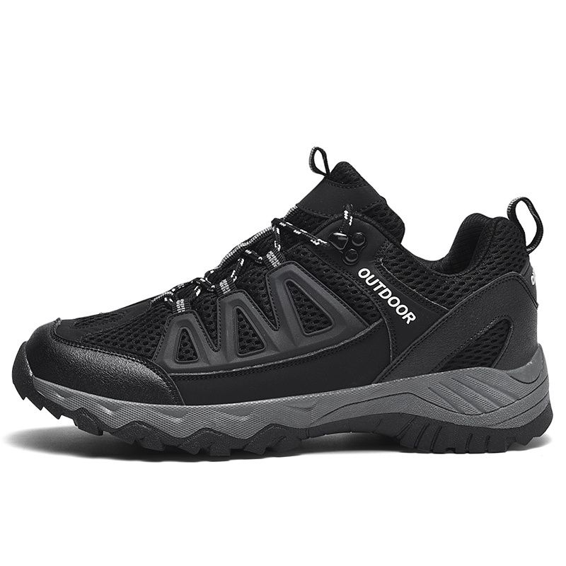 Big Size 47 Leather Hiking Shoes Men High Quality Climbing Trekking Sneakers For Men Outdoor Anti-skid Sports Work Man Shoes_vogvips.com