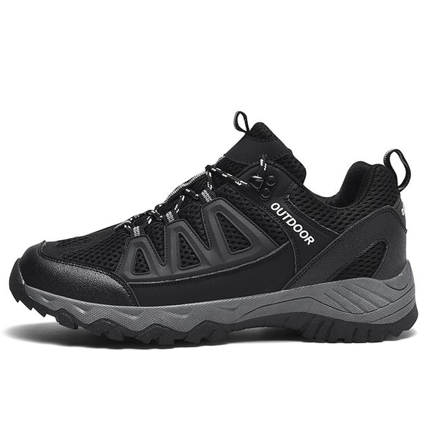 Big Size 47 Leather Hiking Shoes Men High Quality Climbing Trekking Sneakers For Men Outdoor Anti-skid Sports Work Man Shoes_vogvips.com