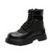 Thick-soled Heightening Martin Boots Tooling Boots Outdoor Hiking Boots Retro Short Boots_vogvips.com