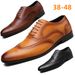 Men's Shoes Formal Shoes Men’s Shoes Large Size Formal Leather Shoes Fashion Brogue Shoes_vogvips.com