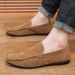 Unbeatable Quality New Bean Casual Leather Men, Soft Soled Driving, Lazy People To Step On Social Shoes For Men_vogvips.com