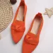 Large Size Women's Flat 2023 Fashionable Fly Woven One Foot Butterfly Bow Casual Breathable Commuting Single Shoes_vogvips.com