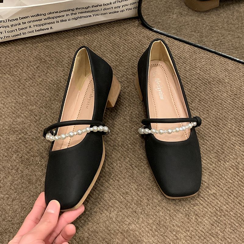 Late Evening Breeze Gentle Shoes Flat Single Shoes Women's Mary Jane Shoes With Skirts Soft-soled Maternity Shoes_vogvips.com