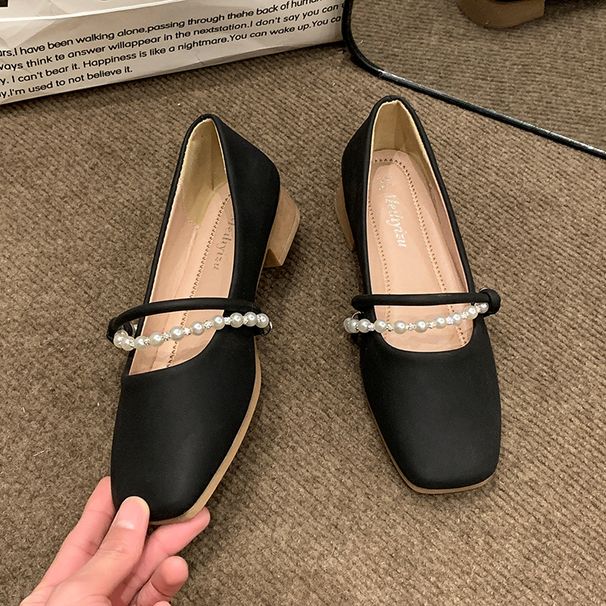 Late Evening Breeze Gentle Shoes Flat Single Shoes Women's Mary Jane Shoes With Skirts Soft-soled Maternity Shoes_vogvips.com