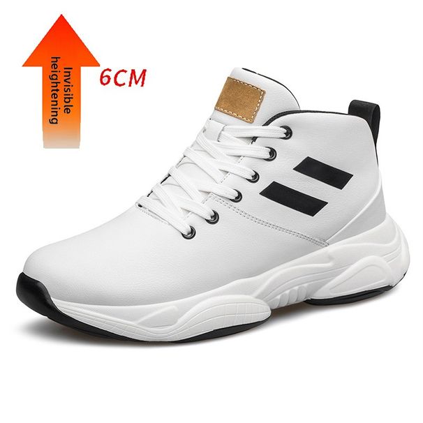 Four Invisible Inner Heightening Men's Shoes Breathable Ly-woven Mesh Heightening Shoes Men's Sports Shoes Casual Board Shoes_vogvips.com