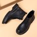 Men's Martin Autumn New British Style Fleece-Lined Thickened Cotton Shoes Outdoor Non-Slip High-Top Work Snow Boots_vogvips.com