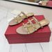 High Version V Home 2025 New Rivet Slippers For Women's Summer Outdoor Wear, Flat Bottomed Soft Bottom, Fashionable And_vogvips.com
