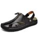 Men's Large-size Popular In Cross-border Trade, Casual Outdoor Sandals, Beach Shoes With Hand-stitched Hollowed-out_vogvips.com