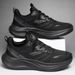 Can Be Shipped On Behalf Of Others: New Gradient Mesh Breathable Men's Sports Casual Shoes, Lightweight Soft-soled_vogvips.com