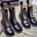 Winter New Autumn Thick-Soled Martin For Women, Internet Celebrity British Style Short Boots, BVPY Flat Mid-Calf W_vogvips.com