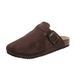 Comwarm Classic Clogs And Mules Summer Slip-on Cork Sandals Men Beach Home Flats Slippers With Arch Support_vogvips.com