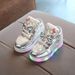 Children's Shiny Diamond Light-Up Shoes For Spring And Autumn, Little Girls' Glowing Sports Trendy Cross-Border_vogvips.com