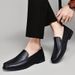 Large Size 46 Loafers For Men, British Style Casual White Shoes, Business Formal Slip-On Hollow Breathable Leather Shoes_vogvips.com