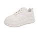 sponge Cake Thick-soled Little White Shoes For Women, Small Height Increase, Round Head, Fashionable Versatile Casual Board Shoes_vogvips.com