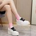 Gaoding SMF Brand Big Tooth Skate Cross Flower Sports Casual Qin Lan Same Style Thick Sole Height Increasing Panda Shoes_vogvips.com