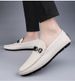 Driving Shoes Leather Work Loafers Men's Casual Overshoes Large Size Leather Shoes Men's Shoes_vogvips.com