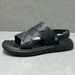 Sandals Summer 2025 New Genuine Outdoor Casual Dual-use Driving Leather Soft Sole Men's Slippers_vogvips.com