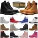With Box Designer Boots Cowboy White Black Blue Pink Orange Hiking Booties Men Women Winter Shoes Tan Bottom Platform_vogvips.com