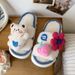 Cartoon Bear Kids Slippers - Soft Non-Slip Indoor Slippers For Boys & Girls (Yellow/Pink/Black/Green/Blue)_vogvips.com