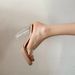 Women's Outdoor 11cm Round Toe Chunky One Strap Comfortable Crystal Heel High-end New High Heels Sandals_vogvips.com