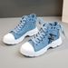 Canvas High Top Women's Shoes Spring And Summer Breathable Thick Sole Increased Casual Shoes Martin Boots Sports_vogvips.com