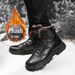 Men's Winter Snow Boots Outdoor Warm Comfortable Hiking Boots High-quality Casual Shoes Anti Slip Wear-resistant Sneaker Men_vogvips.com