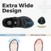 FitVille Wide Width Men'S Athletic Shoes Low-Top Non-Slip Lightweight Running Shoe For Swollen Feet With Arch Support_vogvips.com