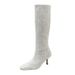 2025 New Mona Style Square Toe Heel White Riding Crocodile Pattern High Tube Over-the-Knee Long Boots_vogvips.com