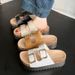 Cross-border Thick-soled Women's Summer Outdoor Slippers 2025 New Model Shoes Retro Height-increasing_vogvips.com