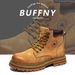 Martin Boots Retro Tooling Men's Boots Thick-soled Leather Rhubarb Boots_vogvips.com