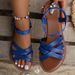 2025 Summer Soft-Soled Non-Scratching Casual Versatile Flat For Women, Plus Size, Cross-Border Foreign Trade Roman_vogvips.com