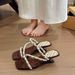 Polka Dot Wedge Thick Heel Slippers For Women, Summer 2026 New Model, Extremely Stylish And Comfortable, Elegant_vogvips.com