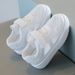 Children's Small White Shoes Summer Sports Shoes Boys Breathable Mesh Shoes Hollowed Out Girls Casual Board Shoes Soft Soled Baby Shoes_vogvips.com