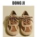 Thick-Soled Genuine Leather Sheep Wool Fleece-Lined Women's Sneakers 2025 Autumn Winter New Versatile Round-Toe Casual_vogvips.com
