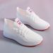 Summer White Sports Nurse's Home Furnishings, Summer Women's Mesh Shoes, Breathable Air_vogvips.com