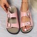 Women's Shoes Large Size Spring And Summer Women's Thick Soled Sandals Simple And Comfortable Atmosphere College Style_vogvips.com