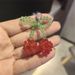 DIY Ballet Style Pearl Bow Shoe Decoration Beaded Crystal Cherry Flower Shoe Buckle Shoe Flower_vogvips.com