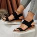 Large Size Wedge Sandals Women's New Fish Mouth Loose Set Foot Platform Sandals_vogvips.com