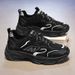 Summer 2025 New Breathable Mesh Sports Men's Trend Versatile Thick Sole Casual Running Dad Shoes_vogvips.com