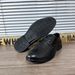 Business Men's 2025 Spring New Soft Soled Casual Leather With Lace Up Round Toe All Season Formal Shoes Straight_vogvips.com