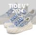 No-Tie Summer Breathable Versatile Thick-Soled Loafers Men's Non-Slip Height-Increasing Casual Dad Sneakers Trendy Shoes_vogvips.com