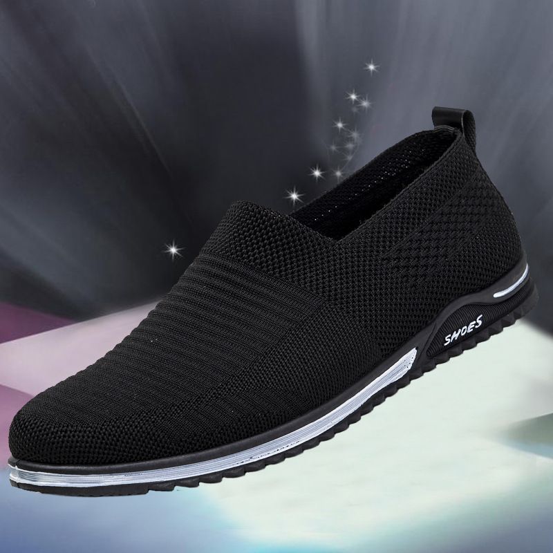 Euro Step Summer New Men's Mesh Breathable Sports Thin Lightweight Soft Sole Casual Shoes_vogvips.com