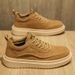 Men's Shoes Breathable Shoes Men's Platform Sports Shoes Casual Board Shoes Leather Shoes_vogvips.com